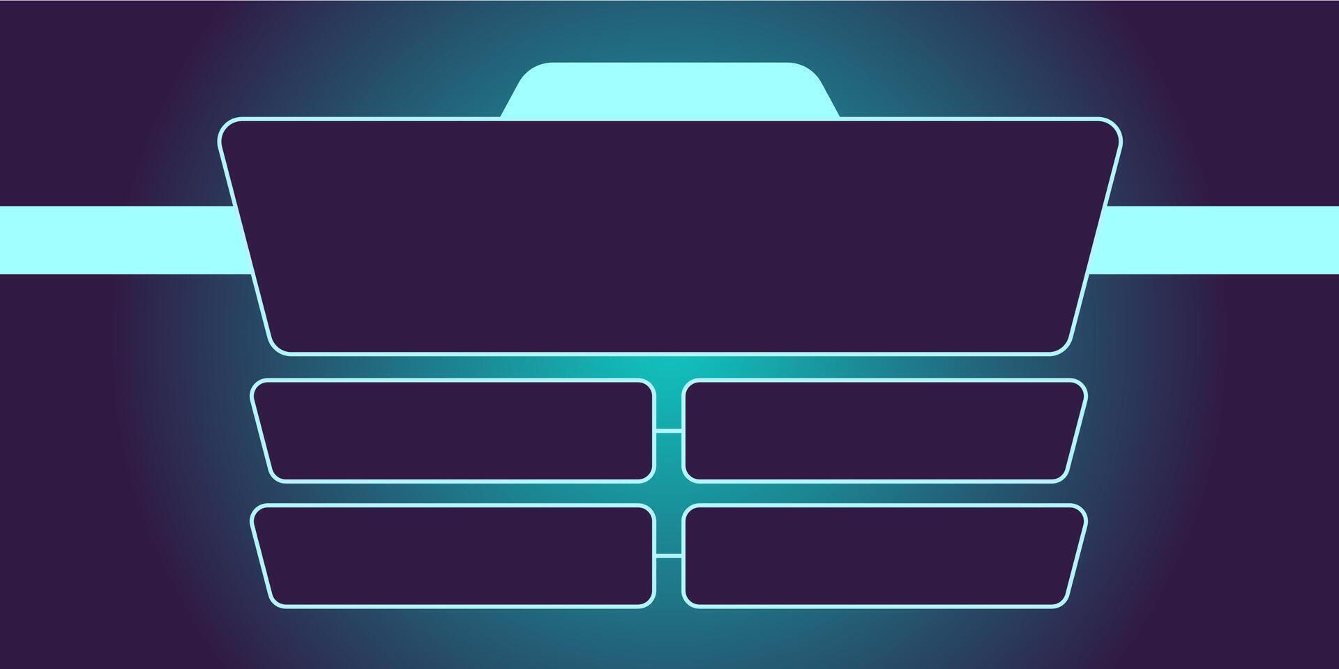 Trivia quiz question answer interface template with multiple choice menu bar ui challenge frame background test contest retro game show design competition layout vector