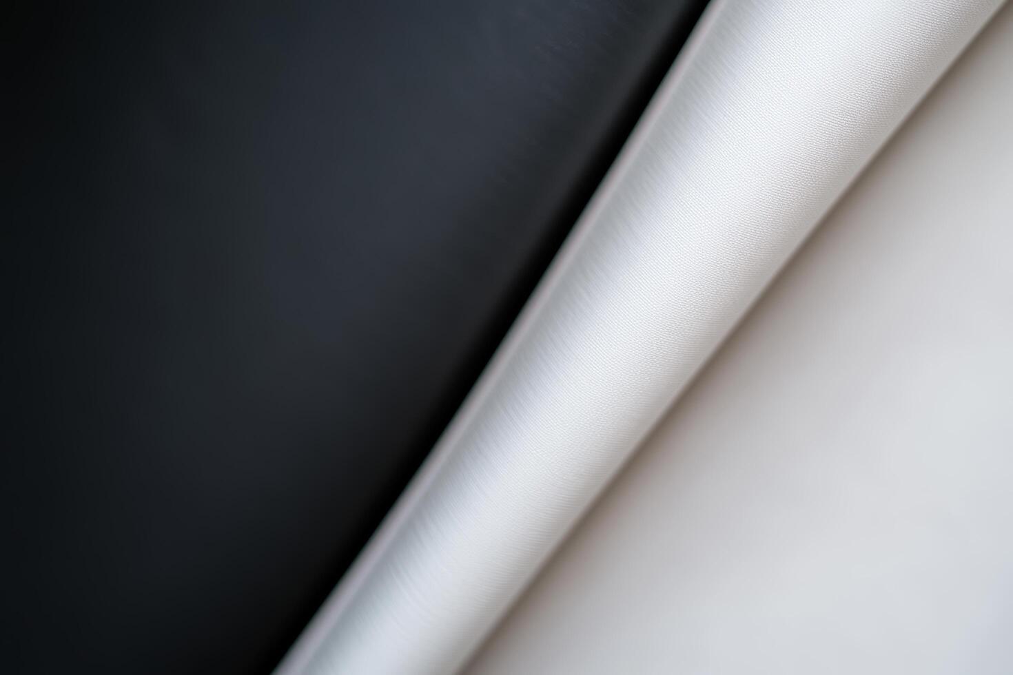 Textured fabric with contrasting colors in a close-up view for design projects photo