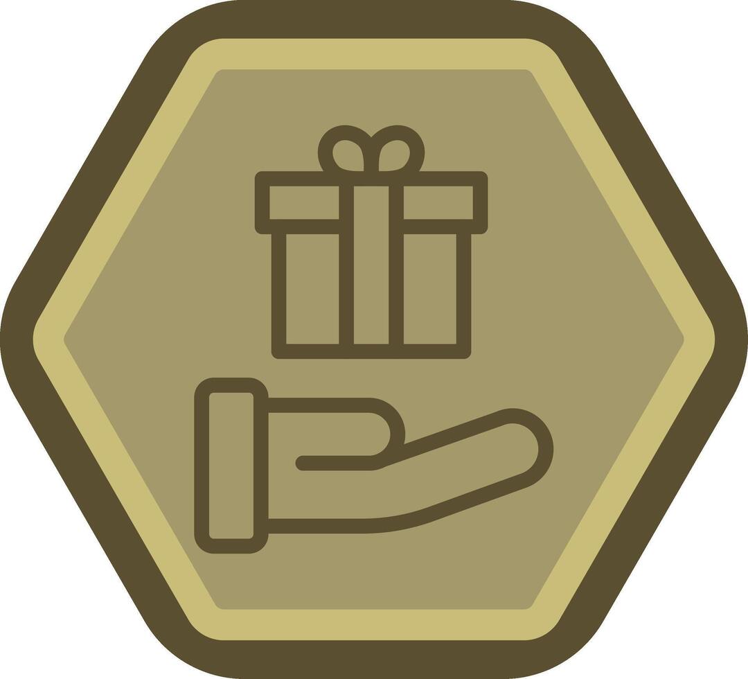 presente mínimo ui elemento vector