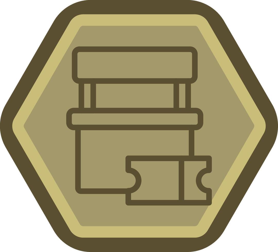 Ticket Office Abstract UI Visual vector