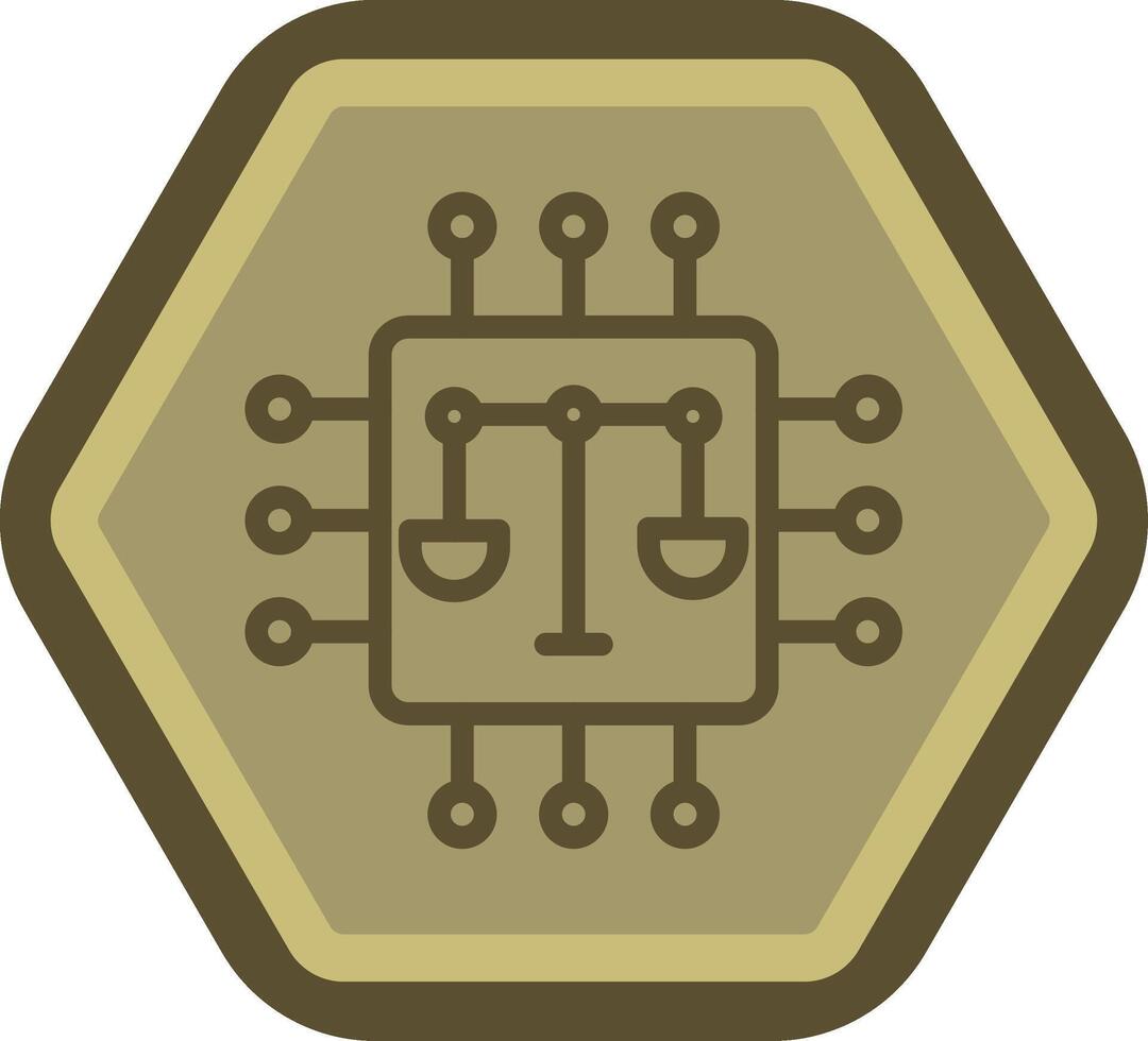 Ai Ethic Interactive UI Design vector