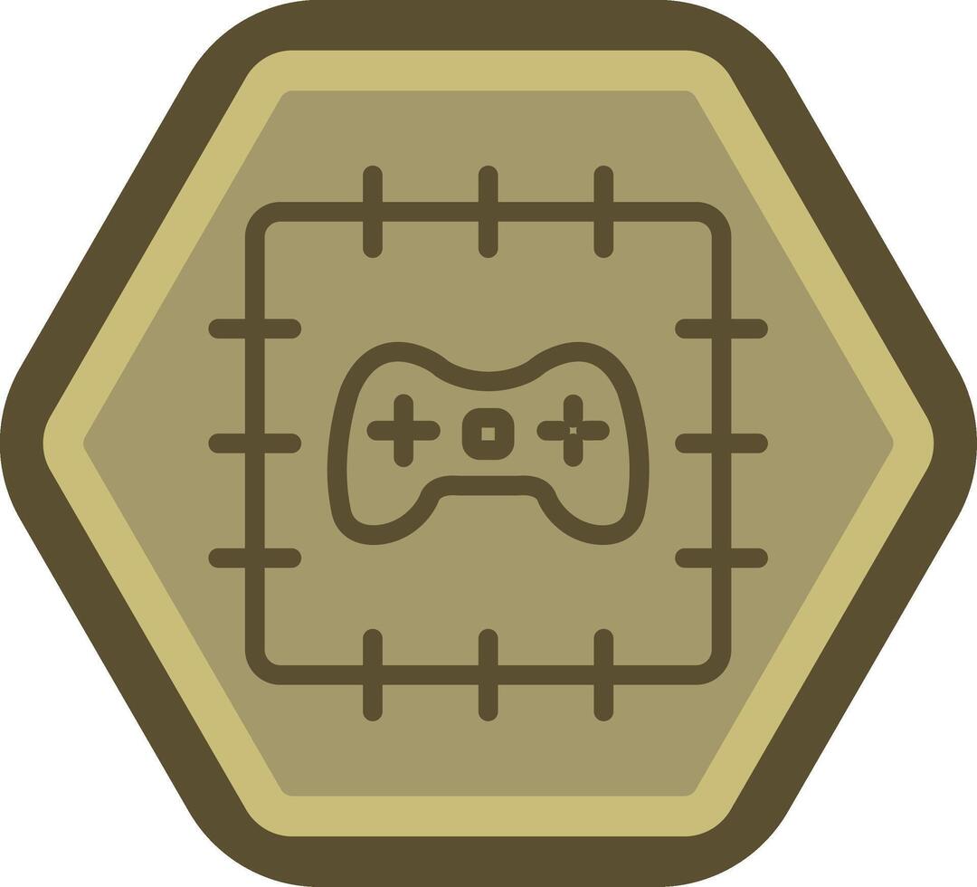 Patch Wireframe App Design vector