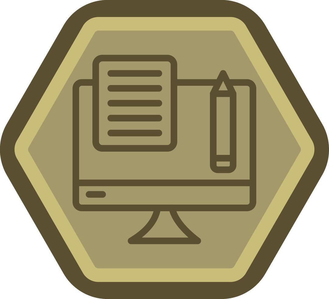 texto editor web estilo gráfico vector