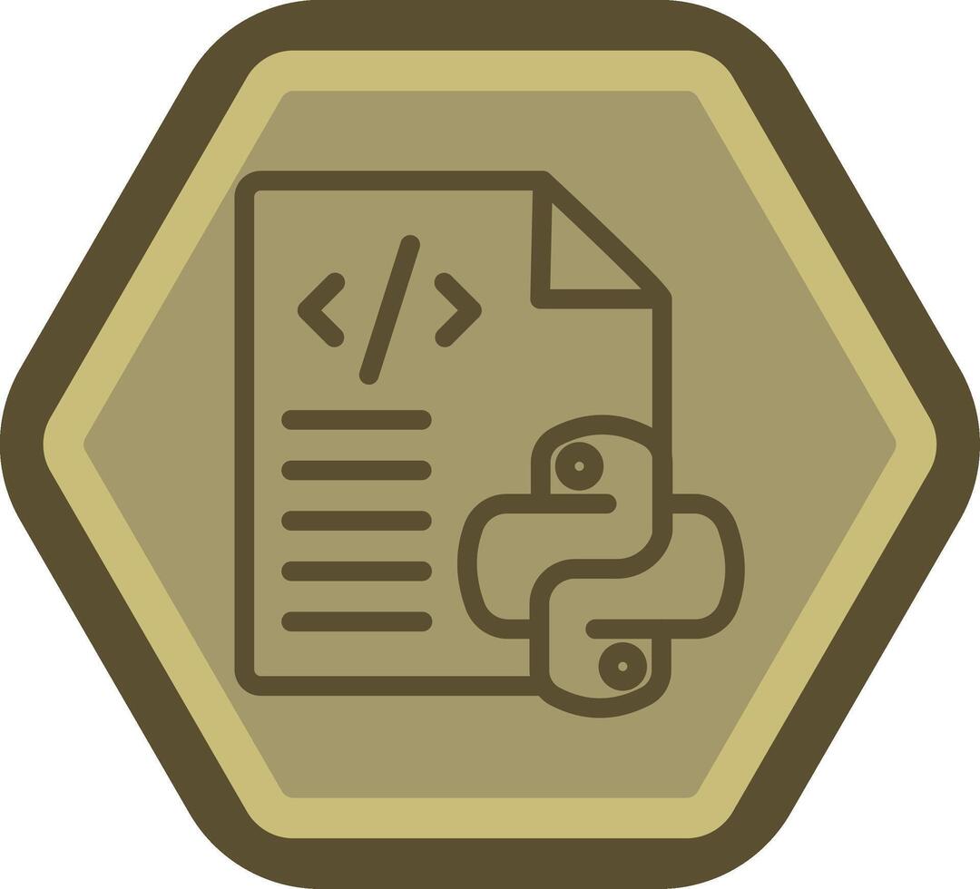 pitón simplificado línea marca vector