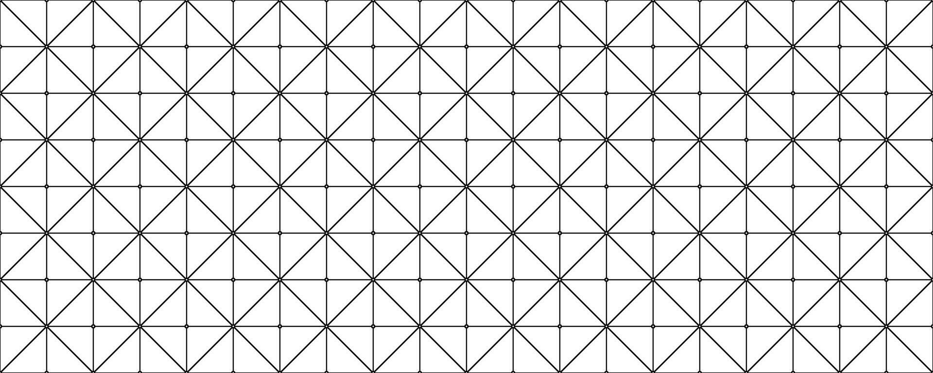 Tetrakis square tiling seamless pattern vector