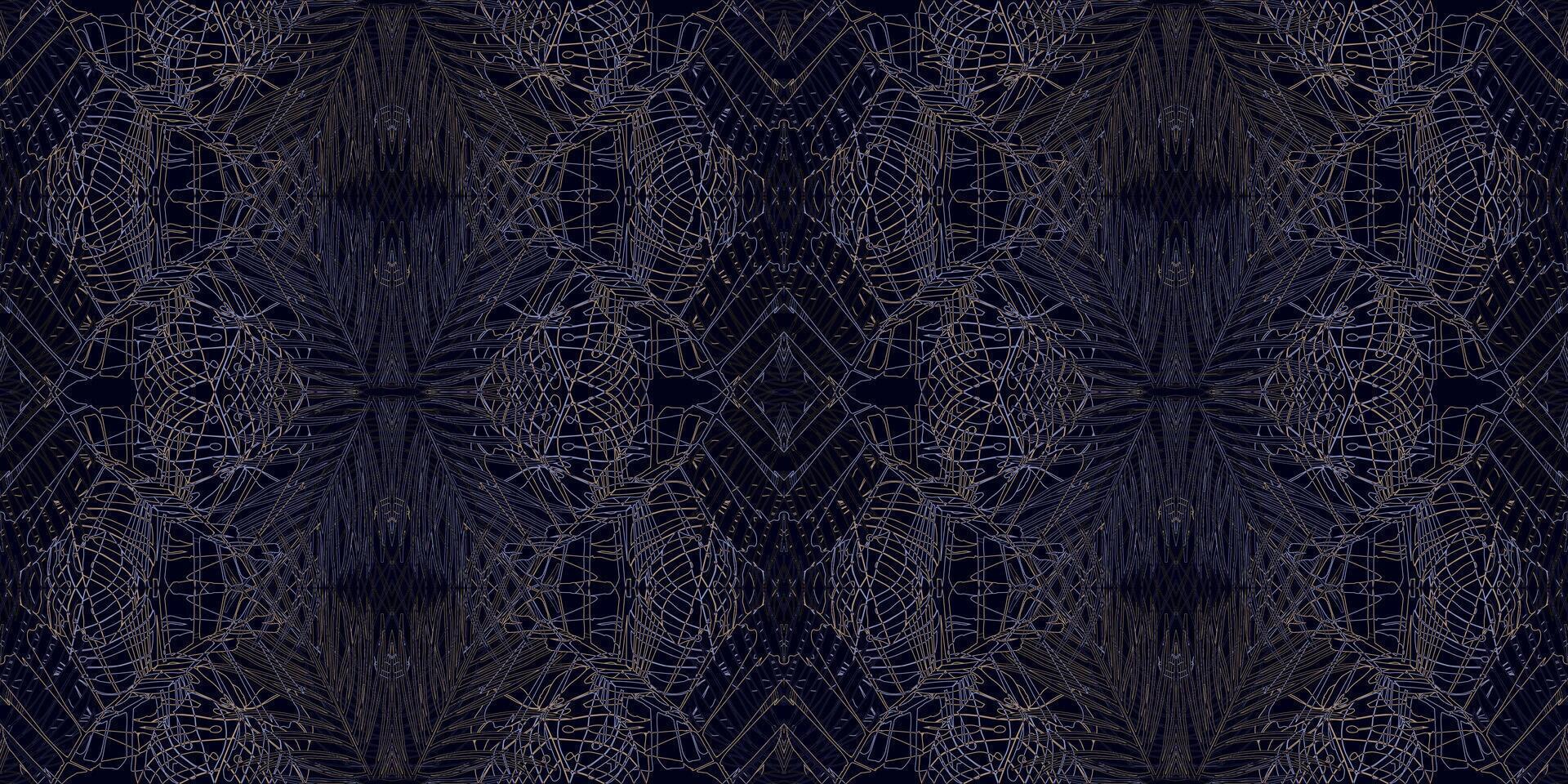 Abstract line Geometric Pattern with Dark Texture. background seamless pattern. fashionable print textile vector