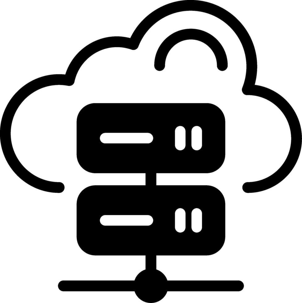 Python Hosting Semi Solid Icon vector