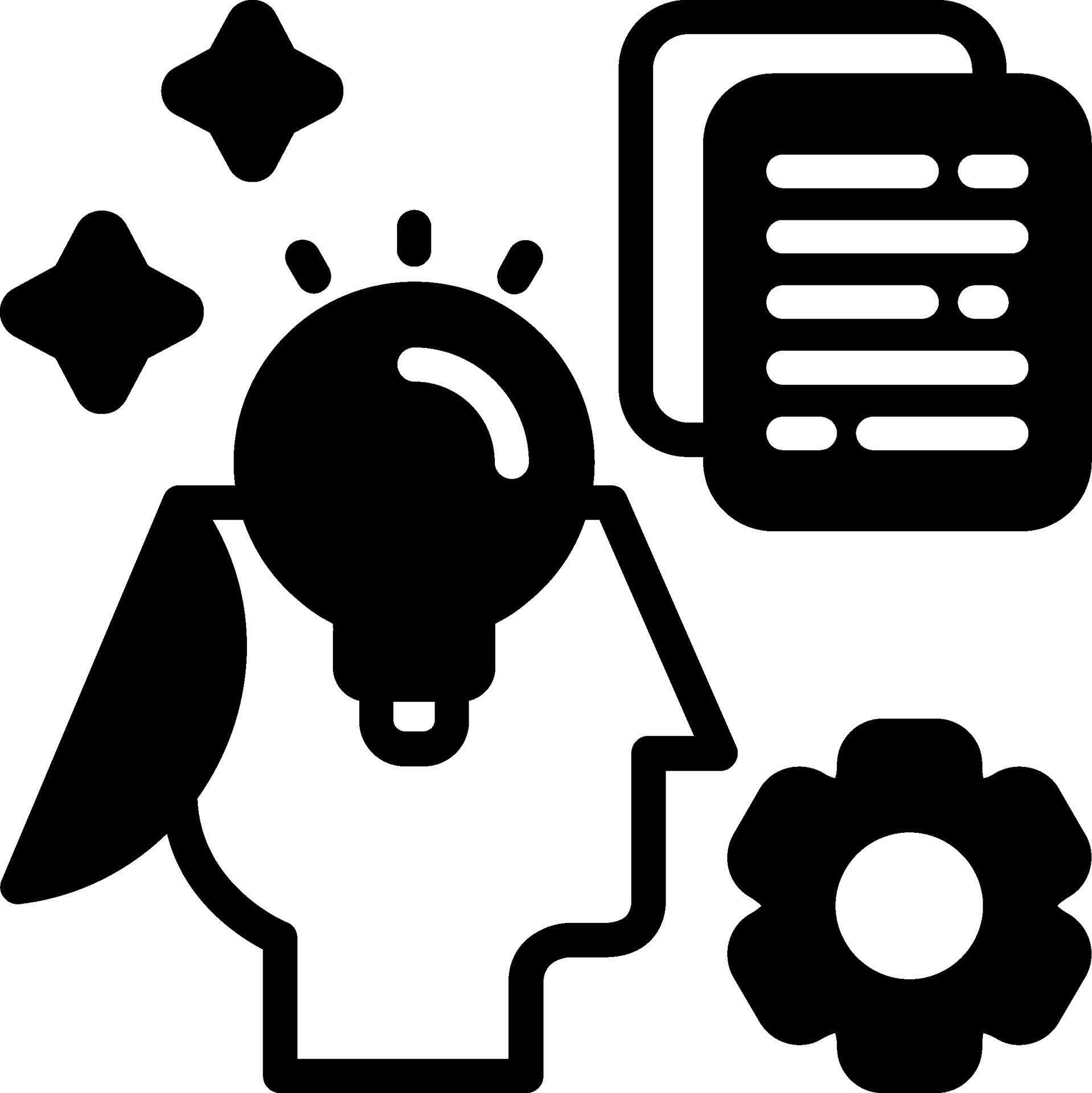 Wisdom Semi Solid Icon 70321915 Vector Art at Vecteezy