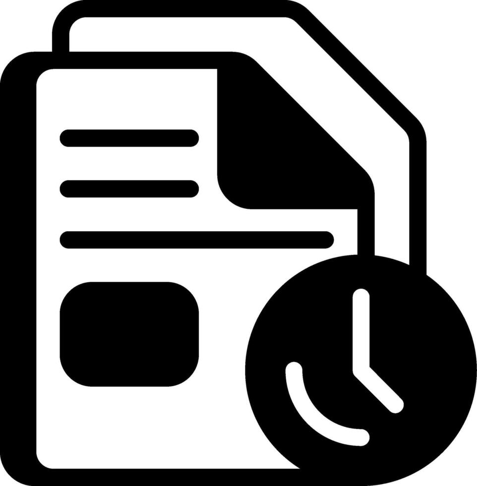 Cache or temp storage file Design vector