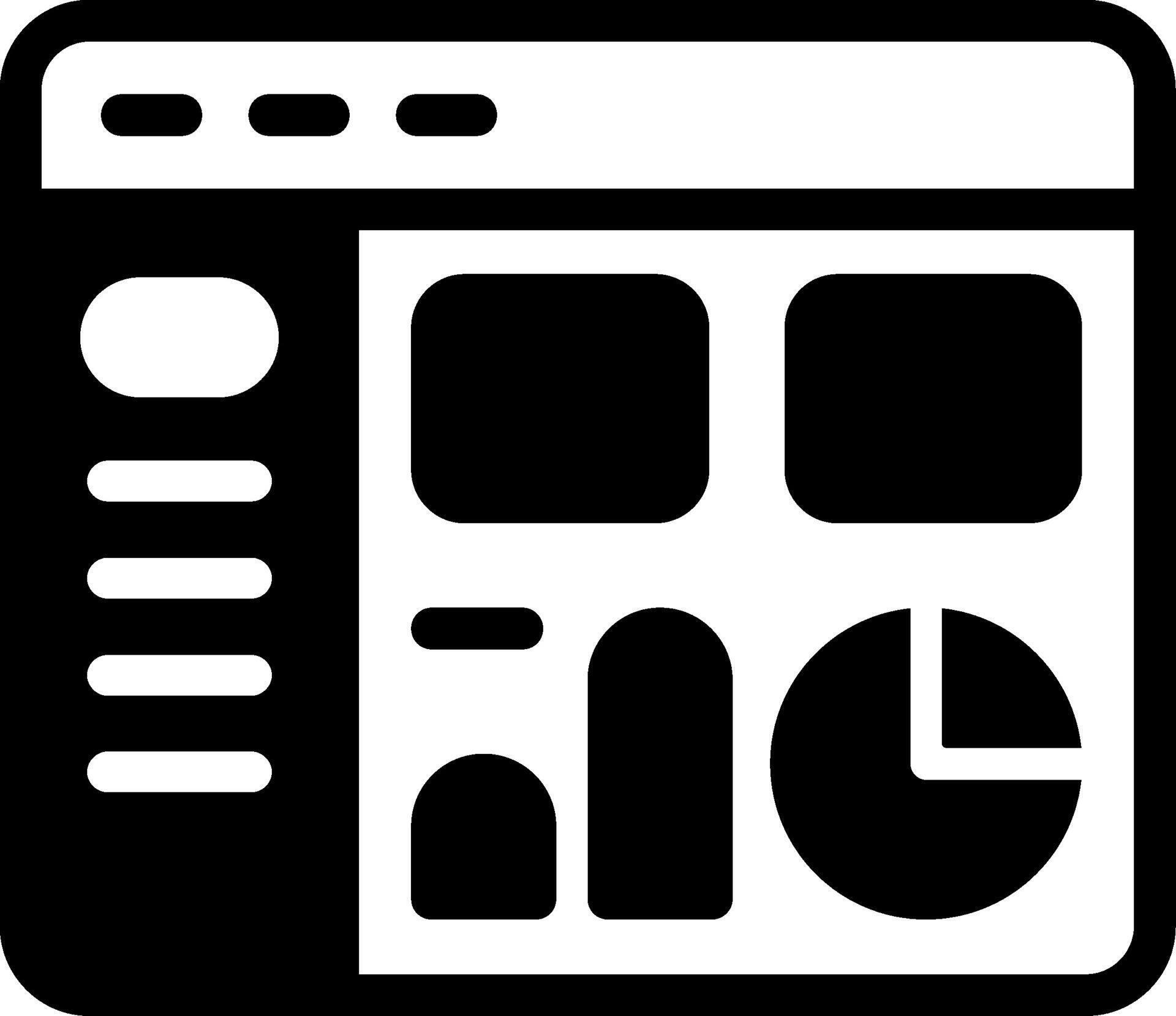 Admin dashboard Semi Solid Icon 70322131 Vector Art at Vecteezy