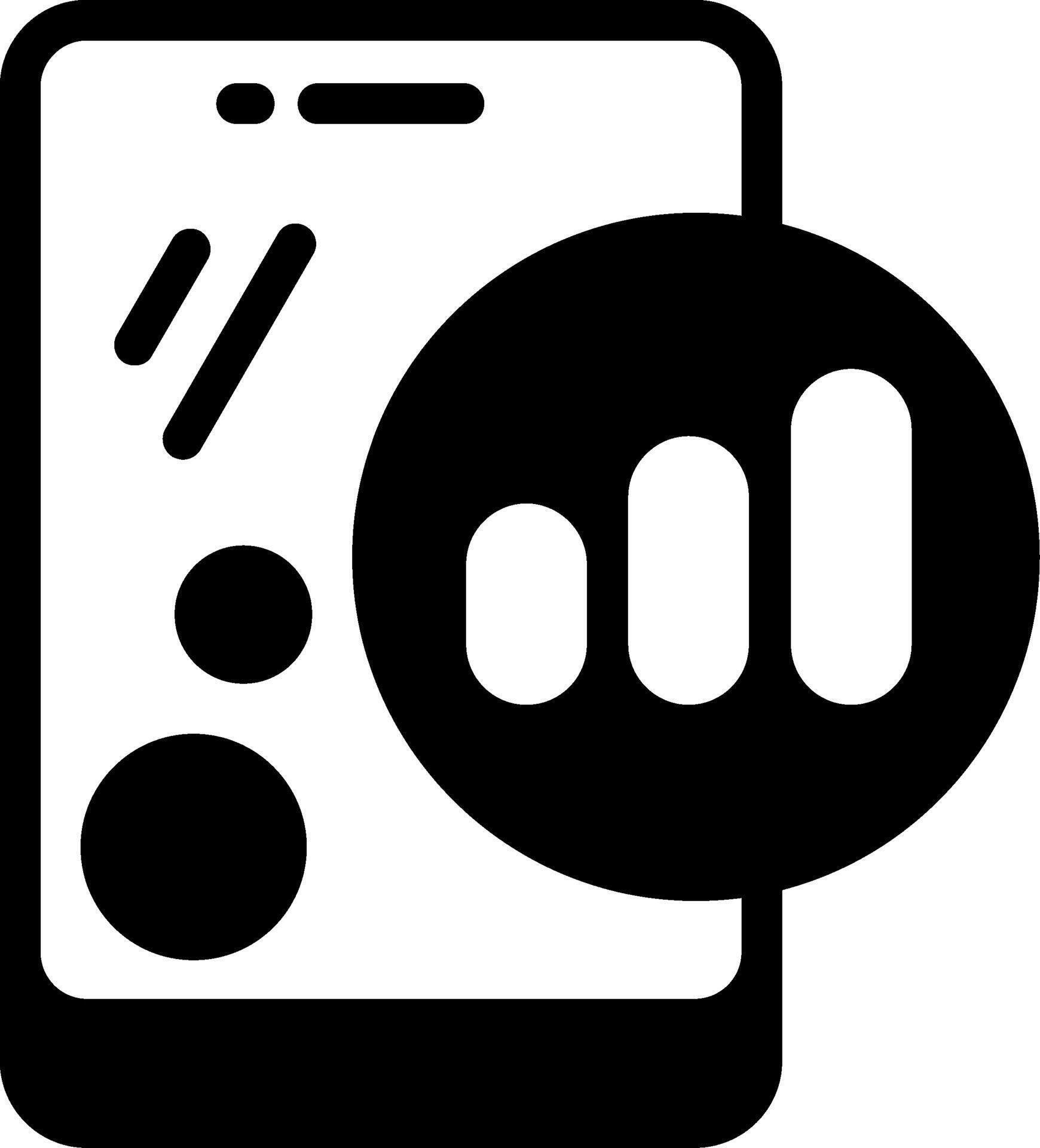 Cellular Semi Solid Icon 70322821 Vector Art at Vecteezy