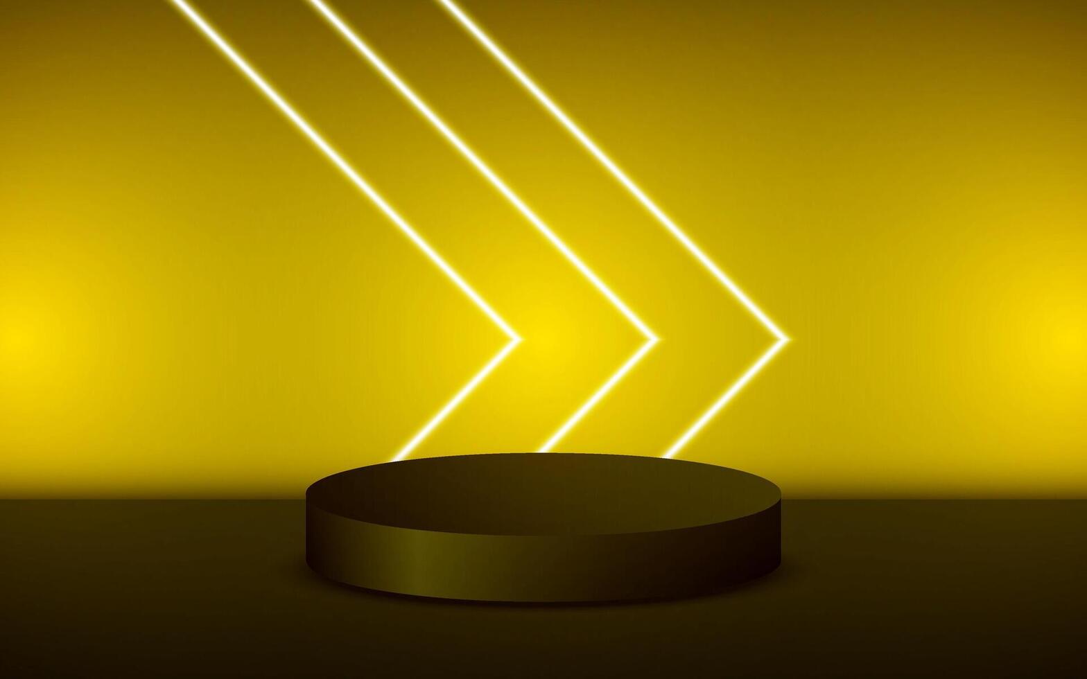 3D presentation pedestal or podium. 3D rendering of a presentation podium mockup for display or advertising purposes. vector