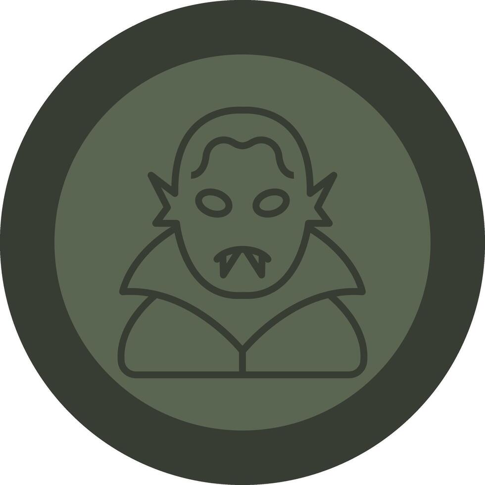 Vampire Flat UI Form vector