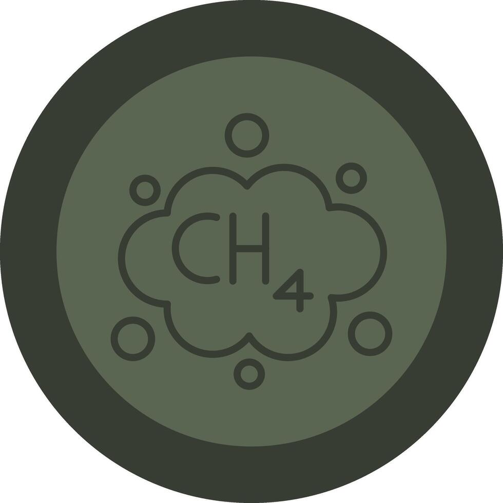 Methane Sharp Edge Visual vector