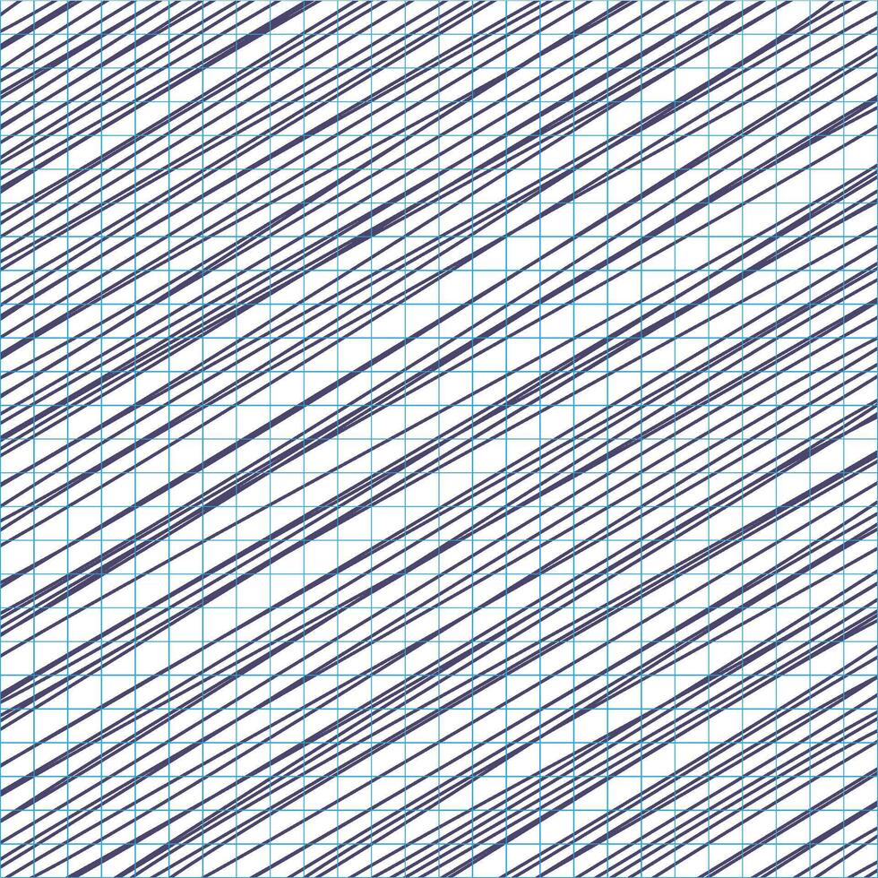 Countless diagonal lines form a structured design on white. vector