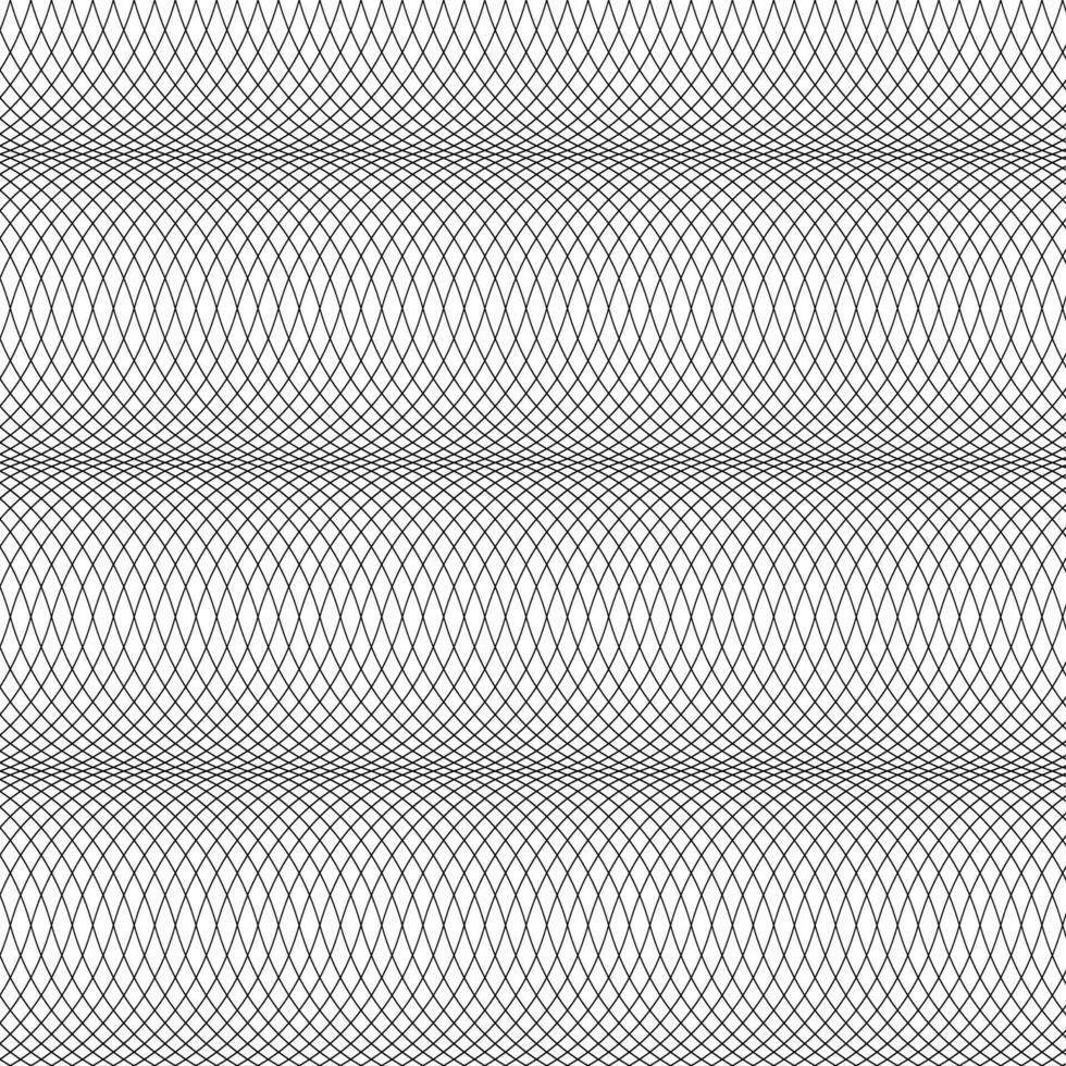 Geometric line pattern with overlapping diamond waves, creating a modern abstract mesh style for decorative and design use vector