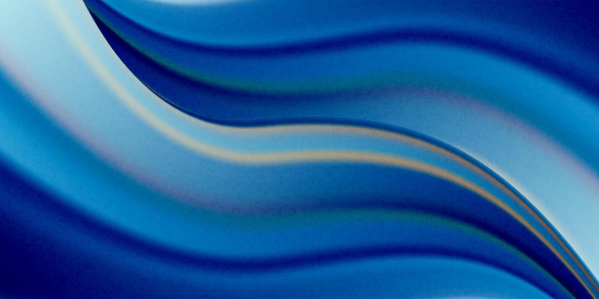 Fluid gradient background with flowing wave lines and grain noise texture. vector