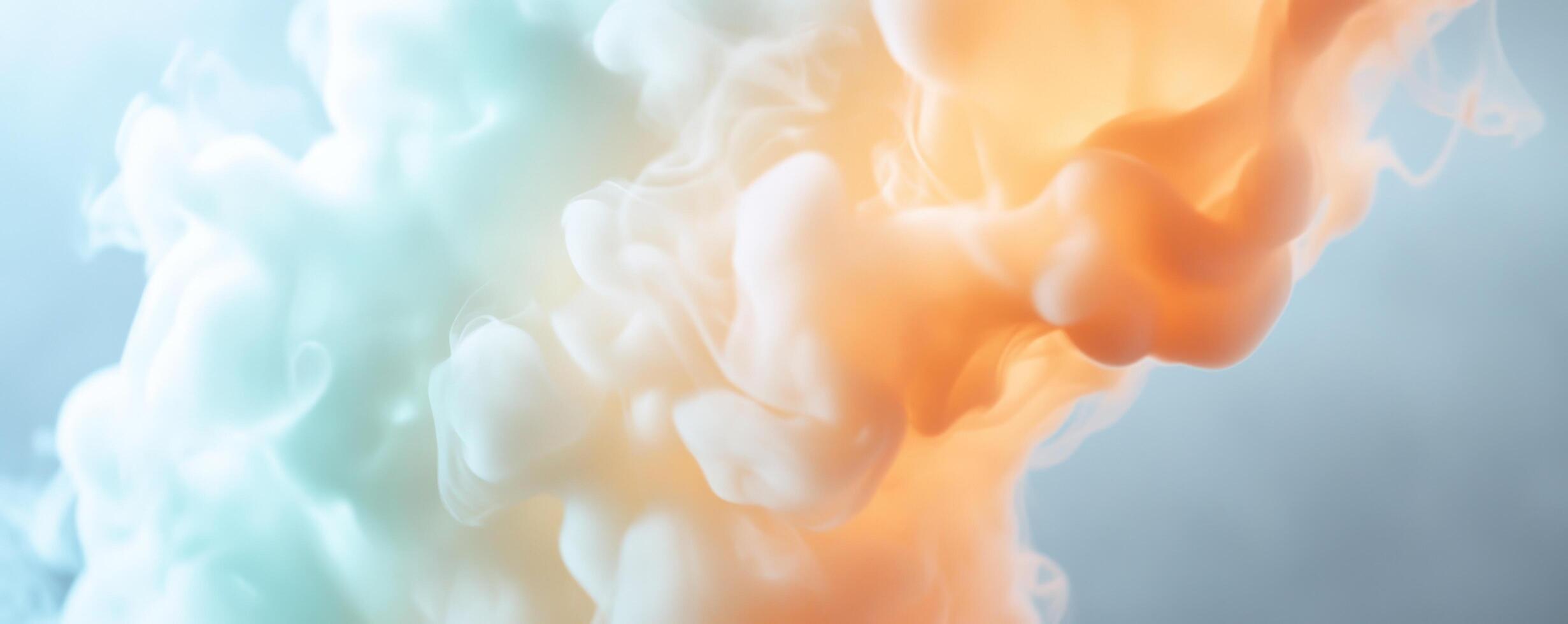 Abstract colored cloud texture background with soft diffusion and gentle gradient photo