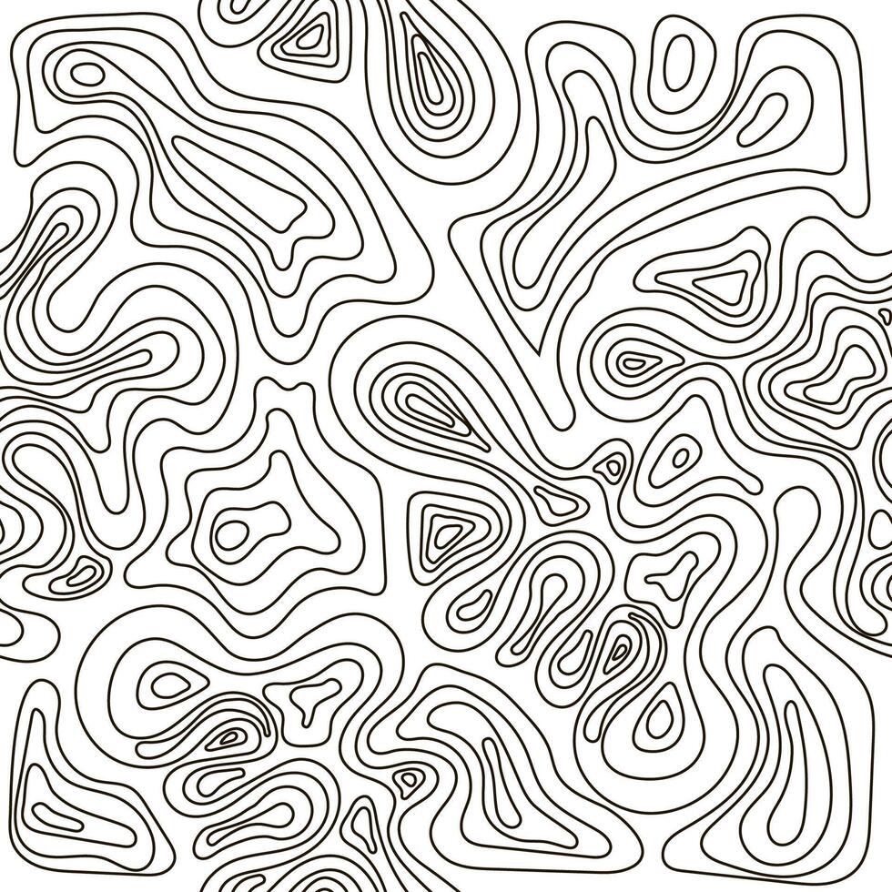 abstract loop pattern. Floral lined seamless background. vector