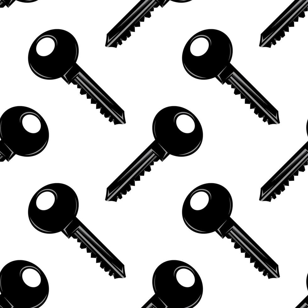key icon isolated on white background. Key pattern icon. Lock or unlock sign. Padlock. Lock symbol. Unblock. Password icon. Access sign. Private access. Logo template. Safety symbol. Door key. vector