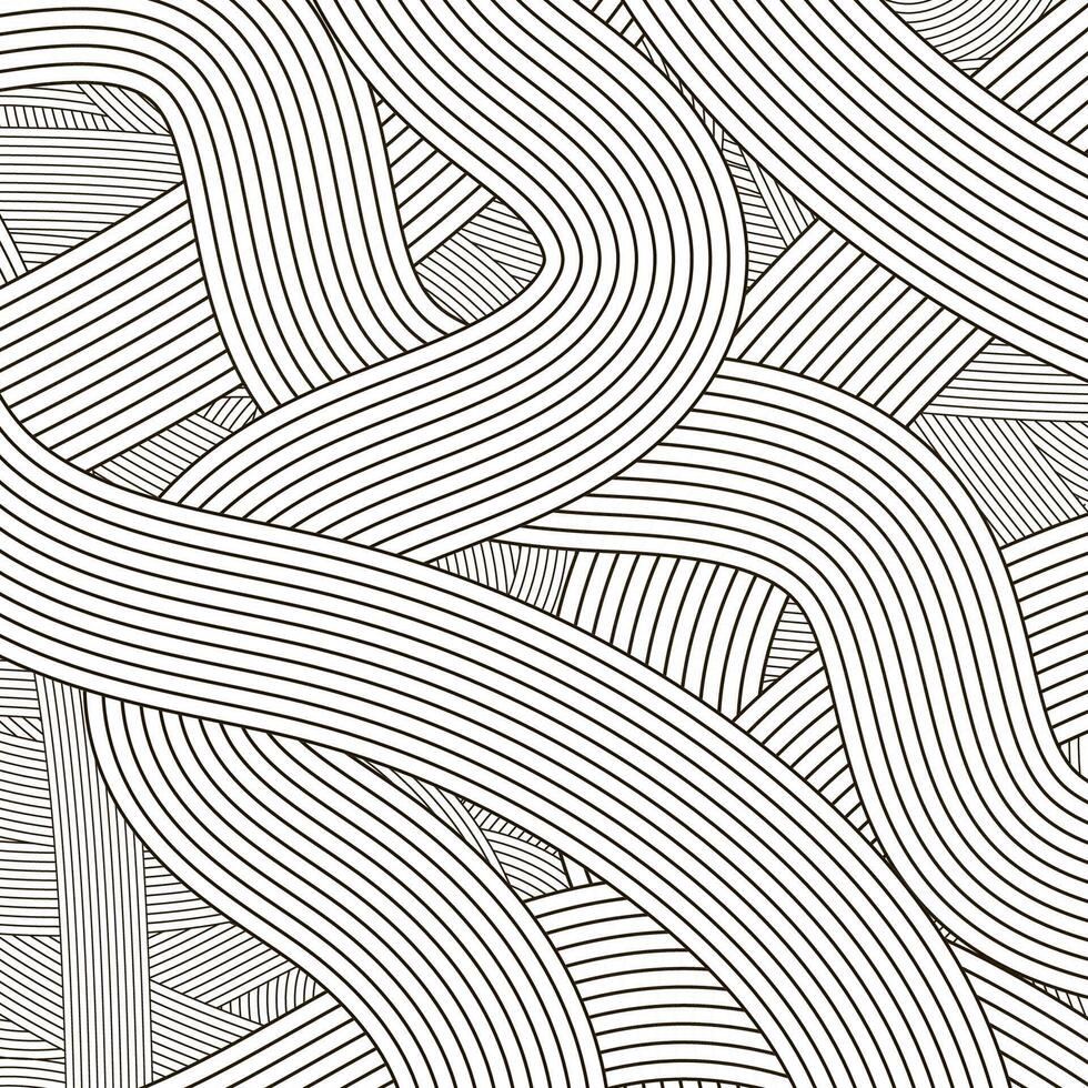 abstract line pattern. Retro lined background vector