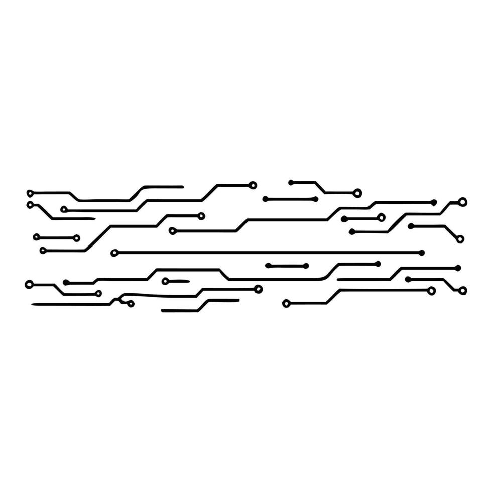 Abstract Circuit Board Design Tech Network Background vector