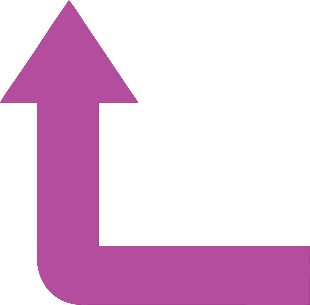 Abstract Gradient Arrow Up and Right Corner Design Element vector