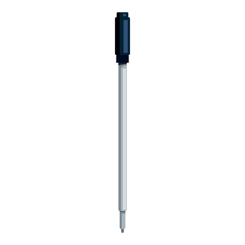 Technical pen nib for precise drawing and illustration vector