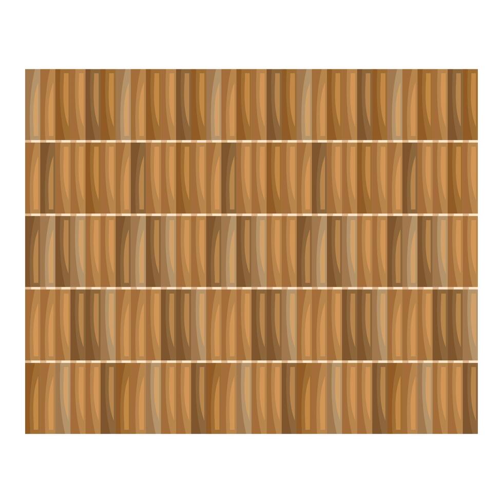 Wooden wall creating a seamless textured background for design projects vector