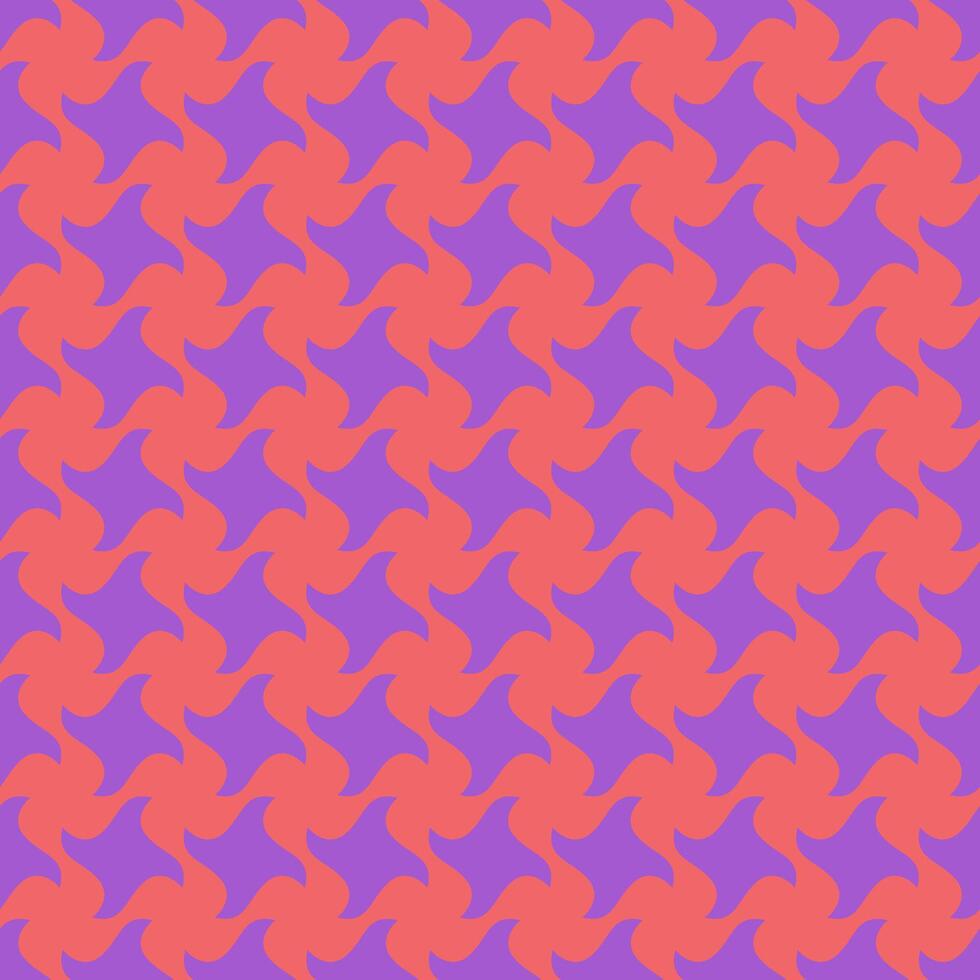 Vibrant abstract geometric pattern. Interlocking shapes create a dynamic, visually engaging design ideal for textiles, backgrounds, or modern branding. The bold color palette adds energy and style. vector