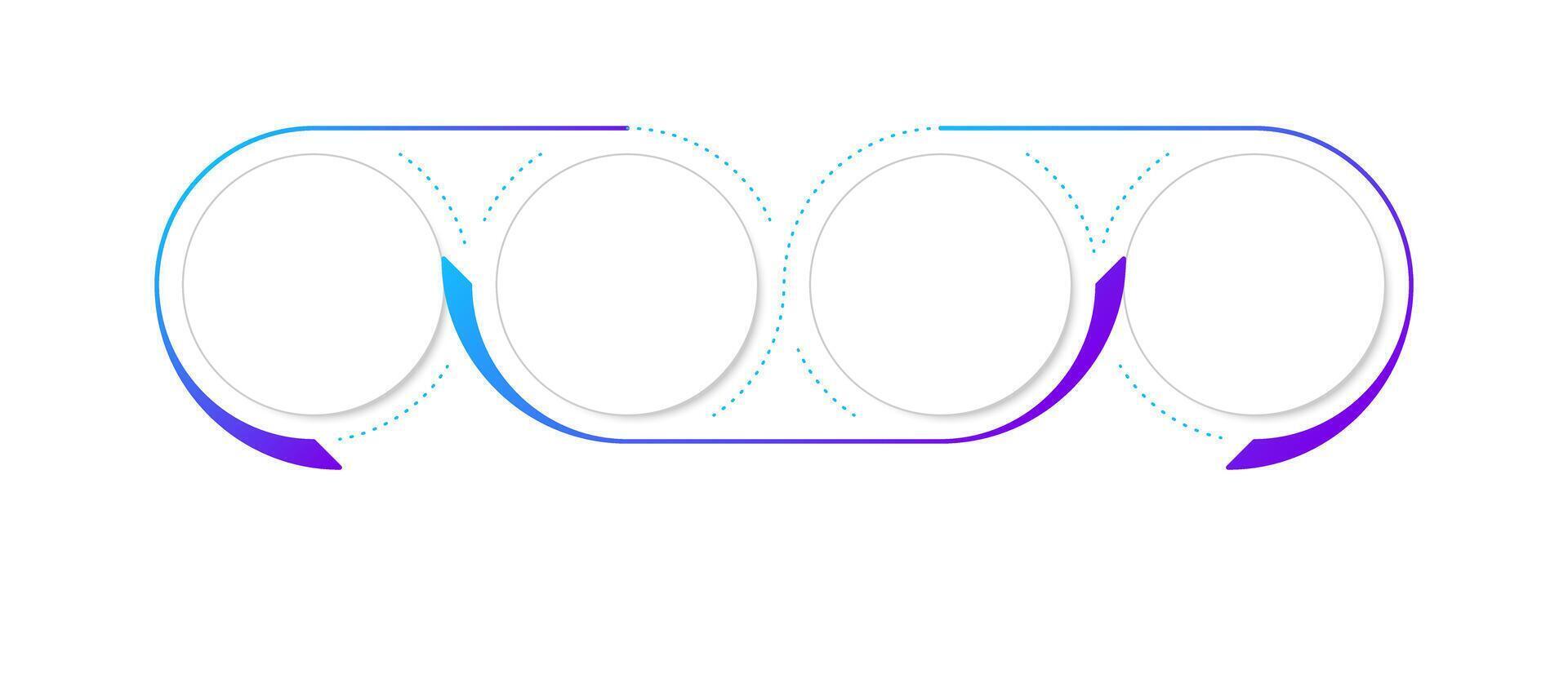 Technology infographic template. Software engineering. Cloud processing. Data visualization with 4 steps. Empty process design. Editable blank options info graphics vector