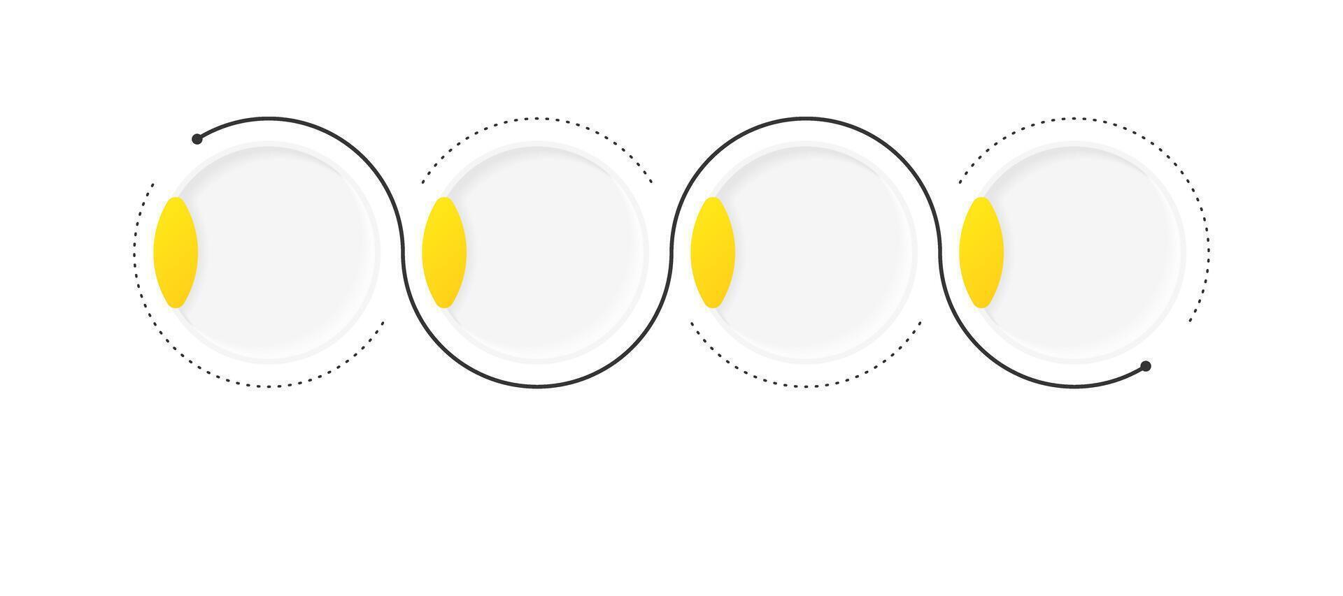 Structure organization infographic template. Development framework. Data visualization with 4 steps. Empty process design. Editable blank options info graphics vector