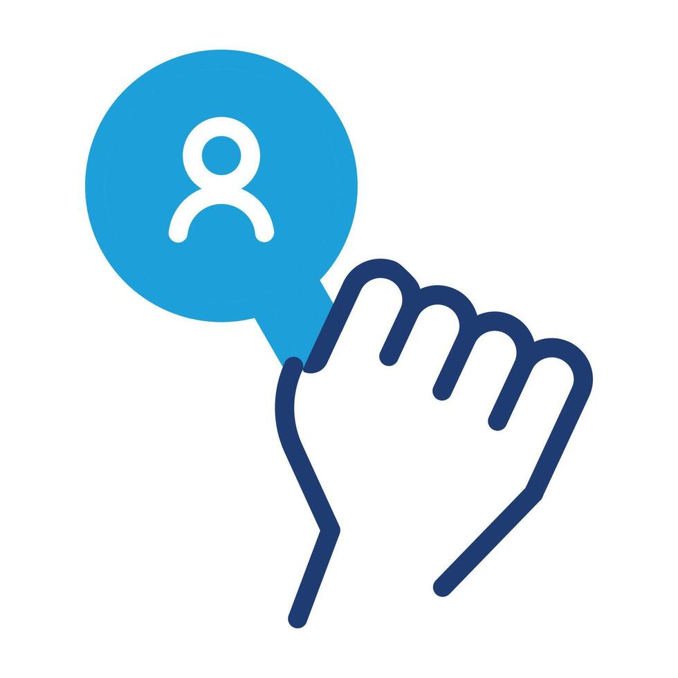 finding candidates colored icon design good for web or mobile app vector