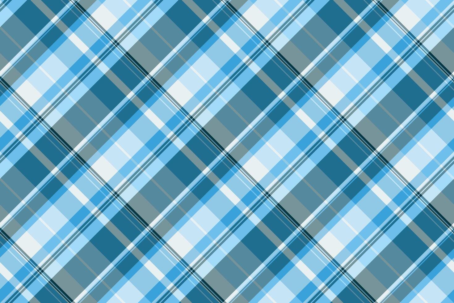 Back fabric background pattern, page tartan texture. Scratch seamless plaid textile check in cyan and pastel colors. vector