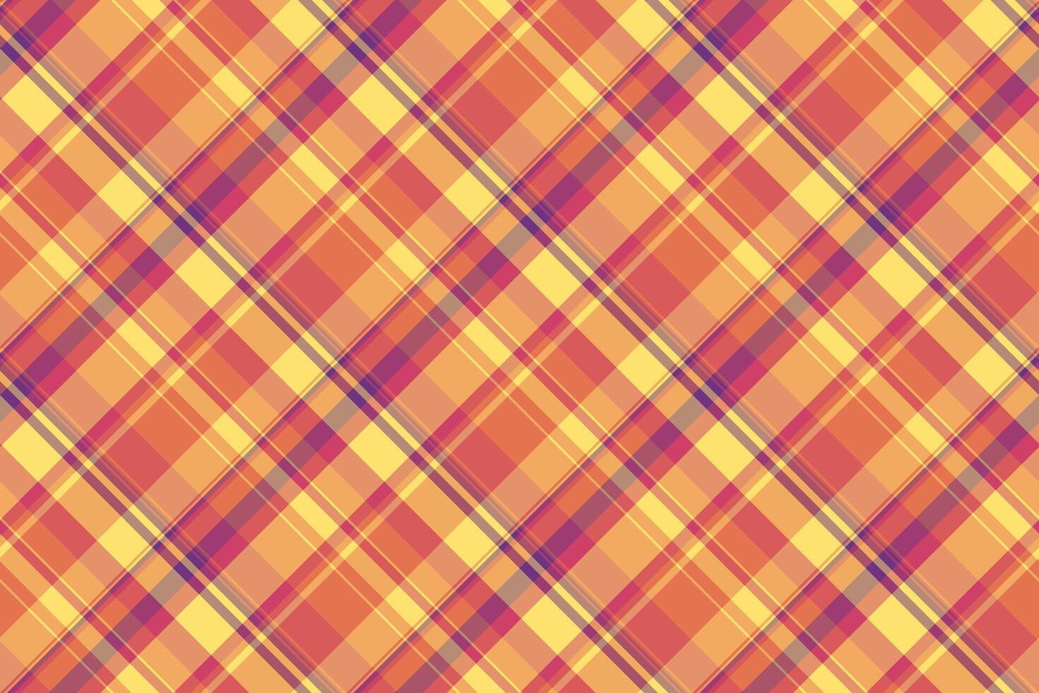 Warm plaid pattern with intersecting lines and a soft texture. Ideal for textile design, backgrounds, or adding a cozy, vintage feel to creative projects. vector