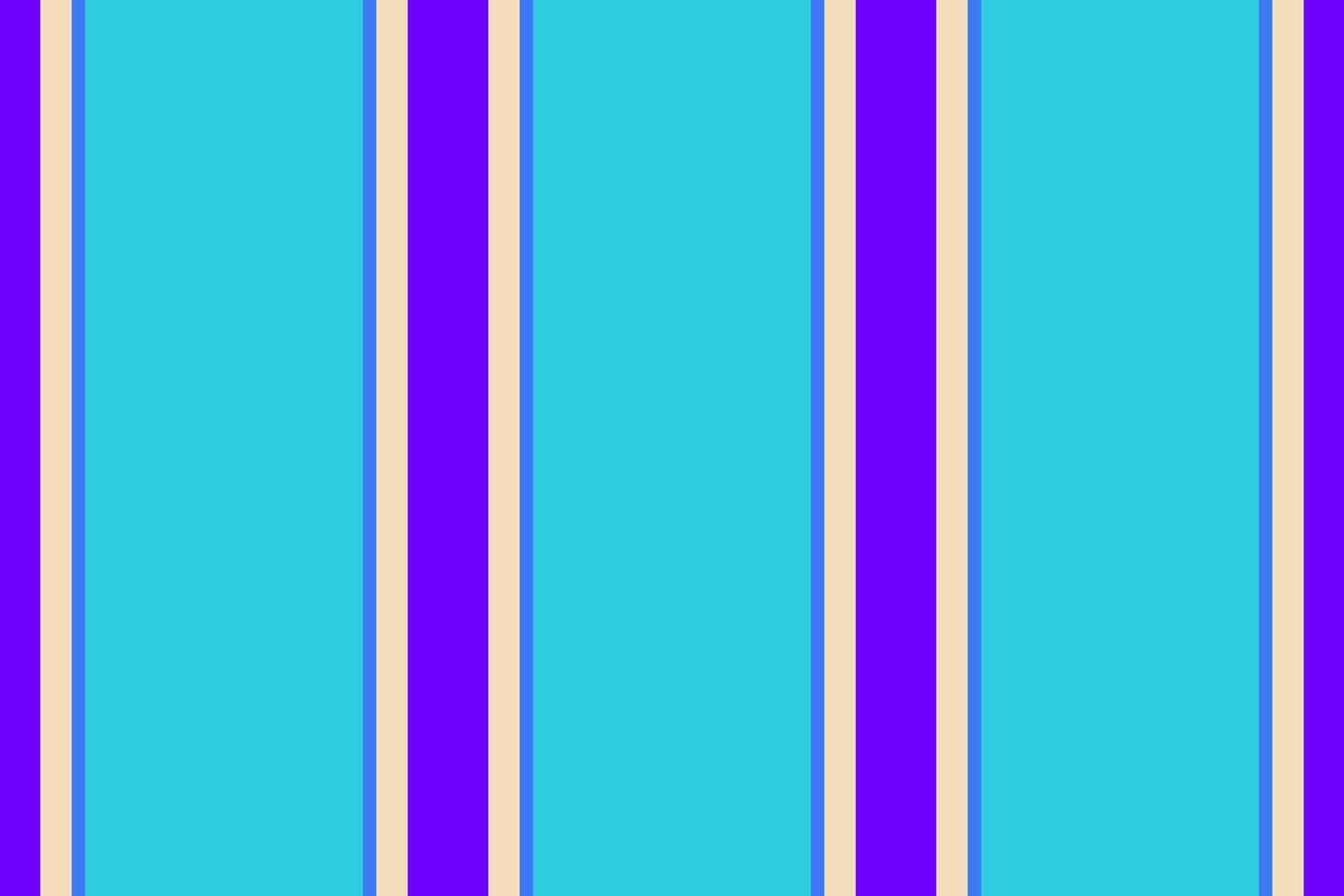 Striking vertical stripe pattern. Bold blue, purple, and cream hues create a modern, energetic backdrop. Ideal for textiles, web design, vibrant presentations. vector