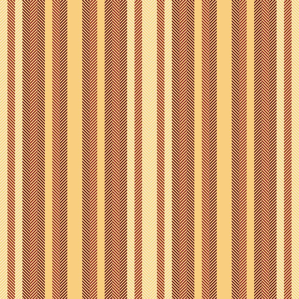 Vertical striped pattern with warm autumnal earth tones. A versatile, woven texture ideal for backgrounds, textiles, and classic design elements. Creates depth and visual interest. vector