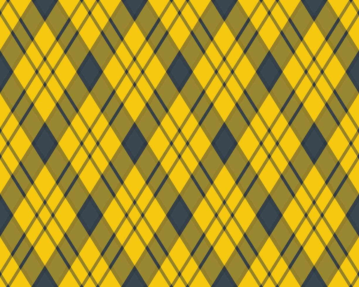 Vibrant yellow and dark grey plaid pattern. Perfect for backgrounds, textile designs, or adding a touch of modern style to your projects. vector