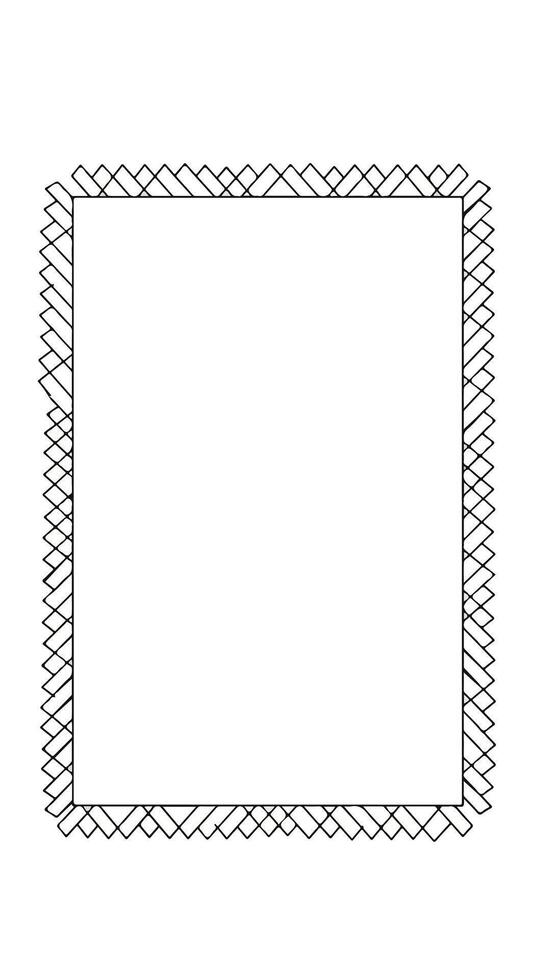 A square frame with a border and a border vector