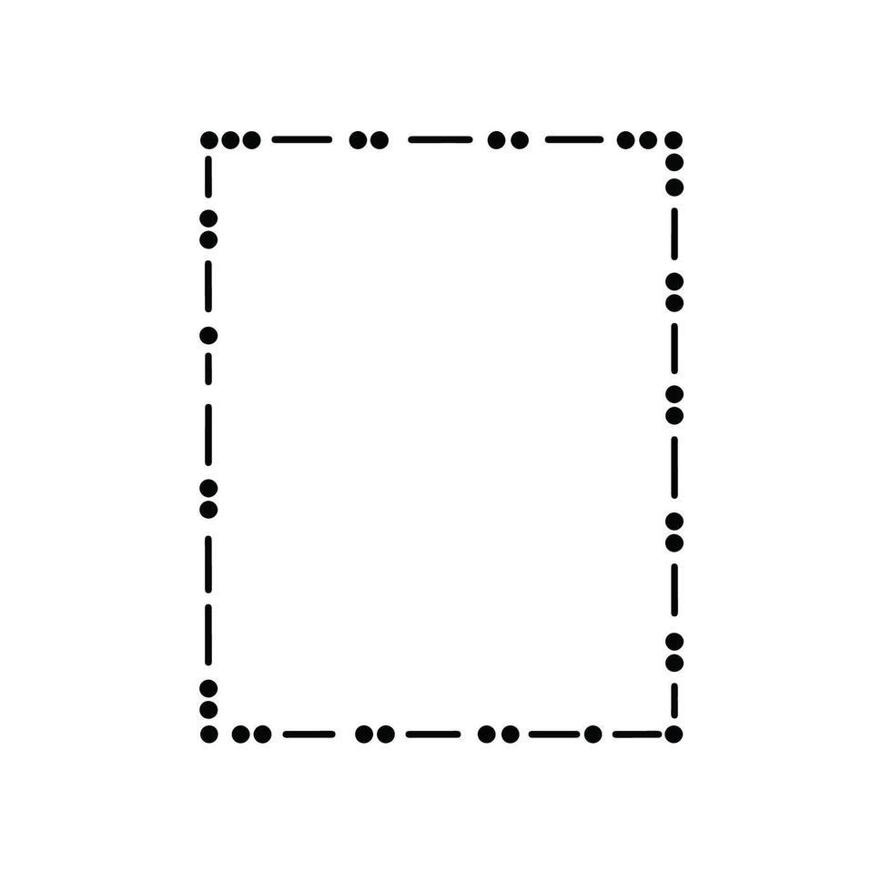 A square with dots on it is shown in this image vector