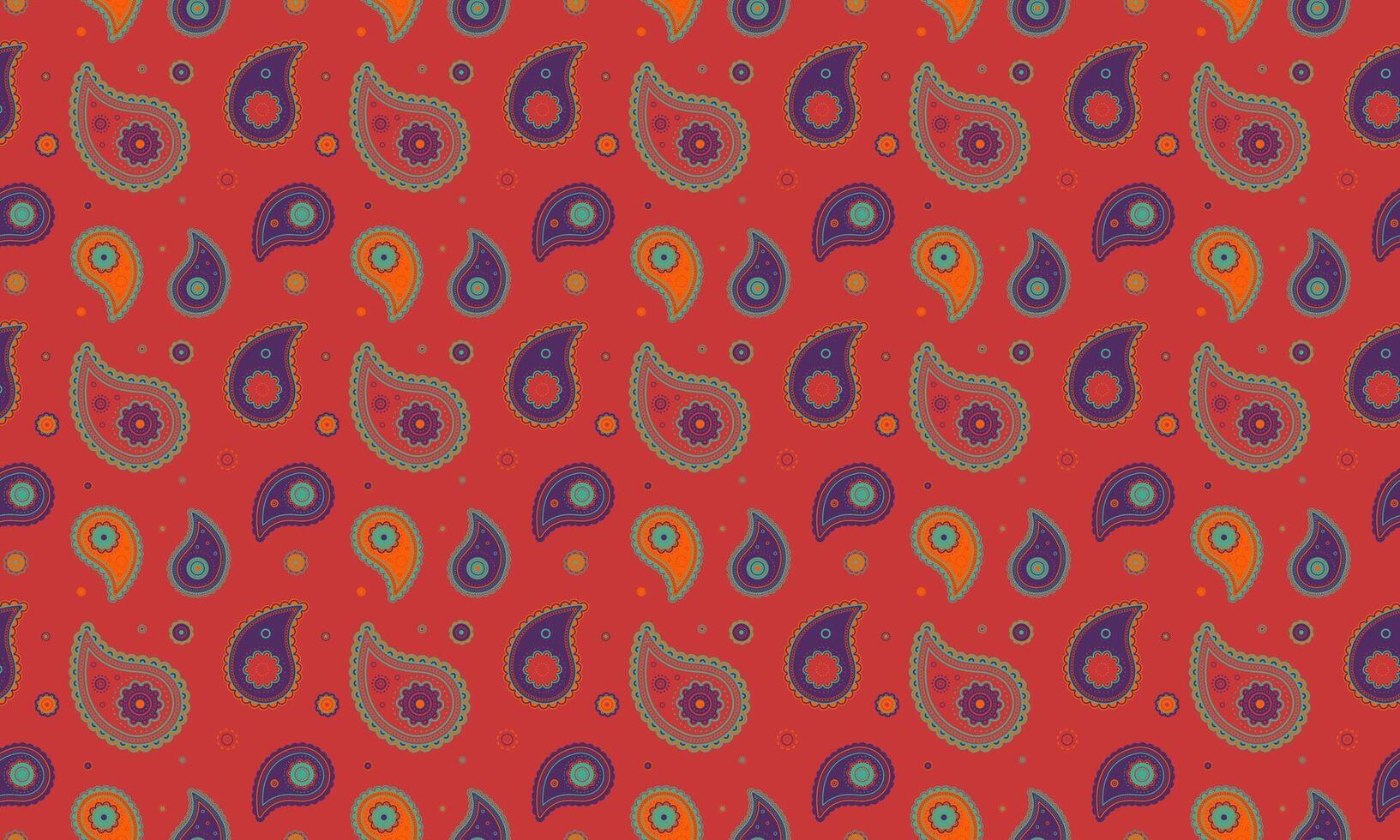 Seamless repeat in indian royalty. Petal pattern as complexity custom. Curl paper at linen contemporary. vector