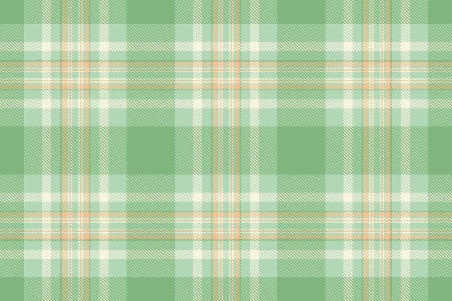 Soft, muted green plaid pattern. Seamless texture with intersecting lines, perfect for backgrounds, textiles, or abstract designs. Ideal for spring projects. vector