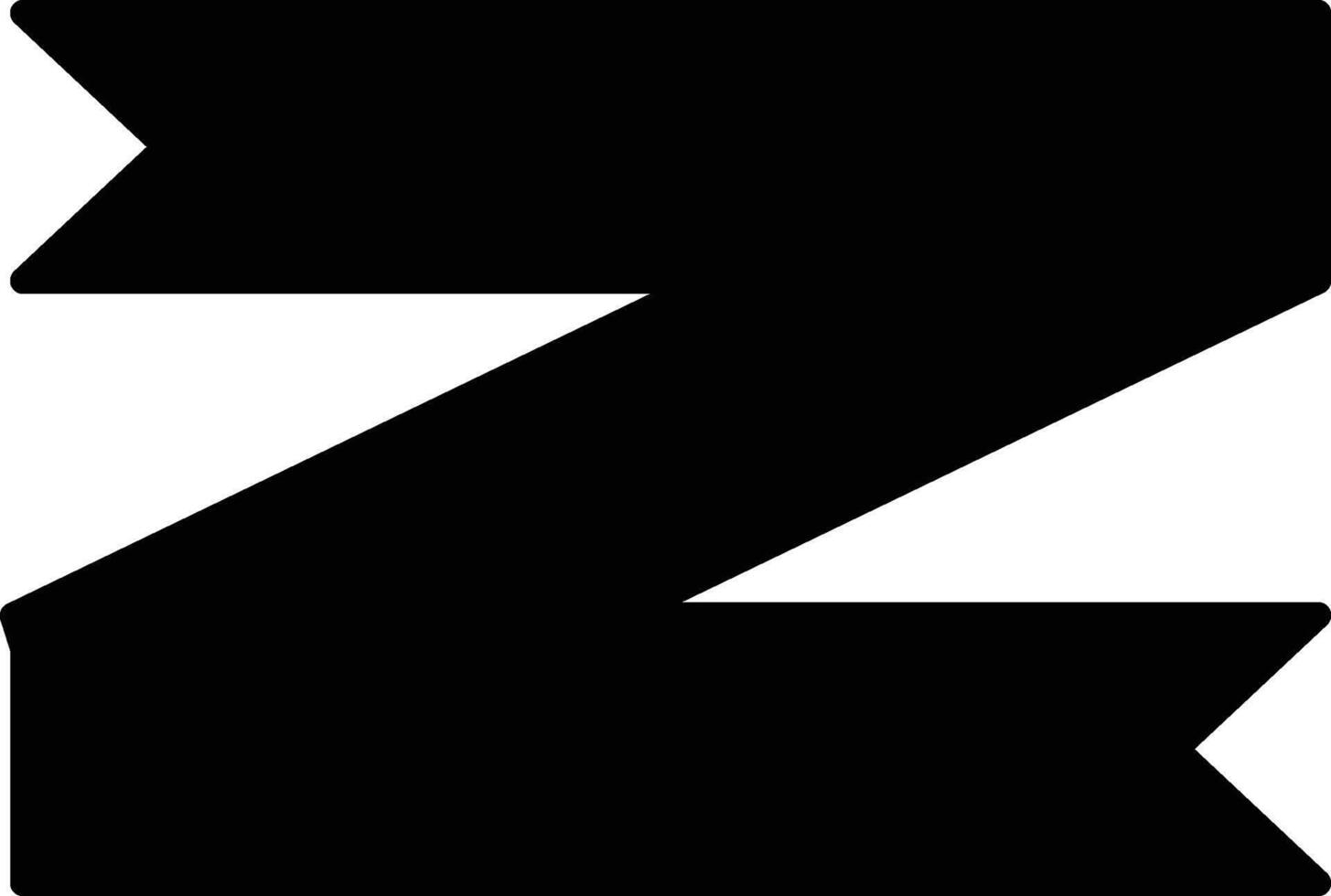 Scroll ribbon icon. Simple glyph, flat of Ribbon icons for UI and UX, website or mobile application on white background vector