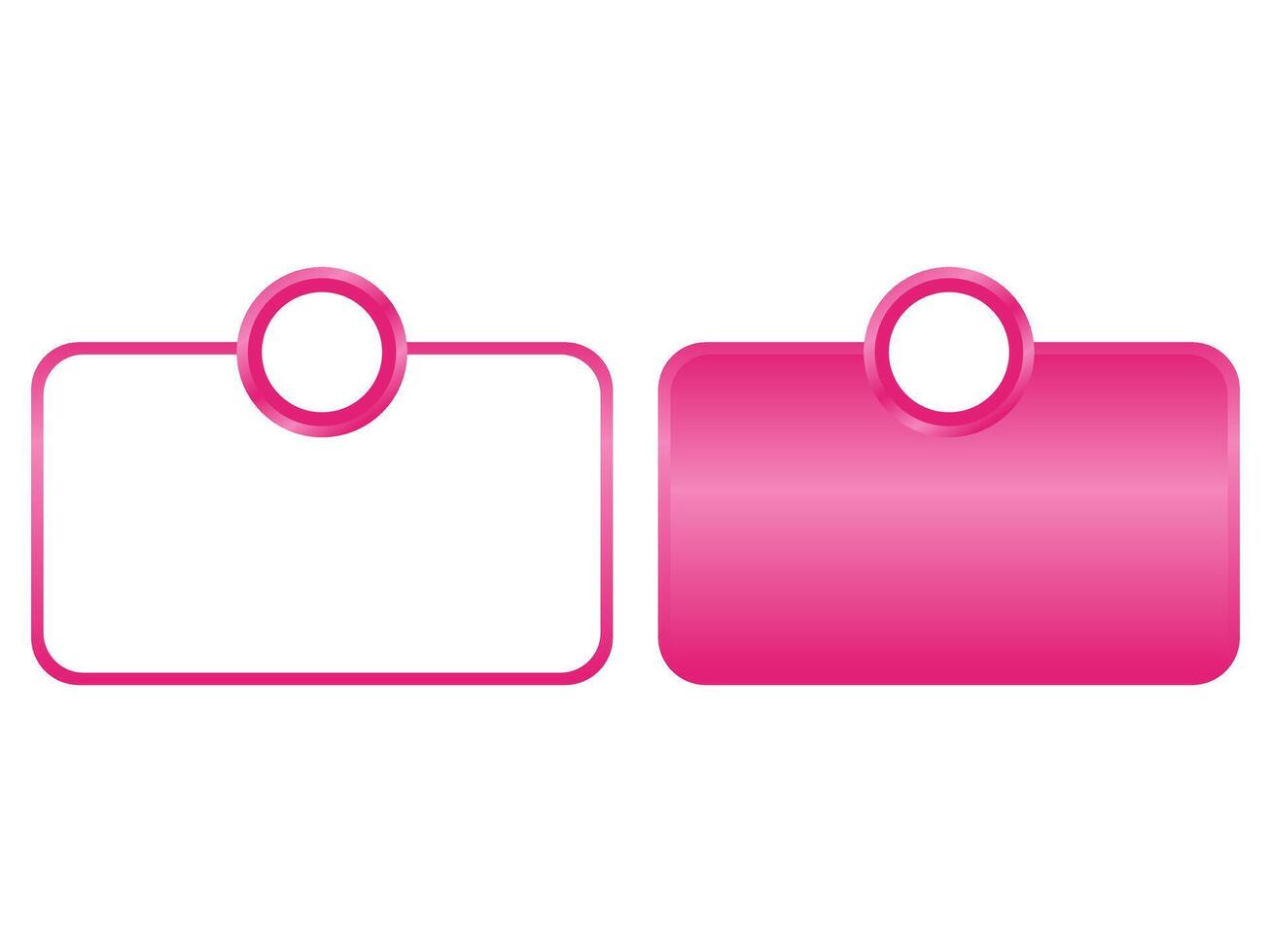 A Graphic Element for Highlighting Key Features, Menu Items, or Important Titles vector