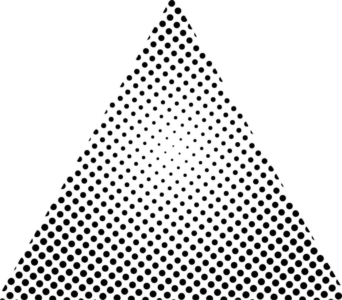 Halftone Triangle effect vector