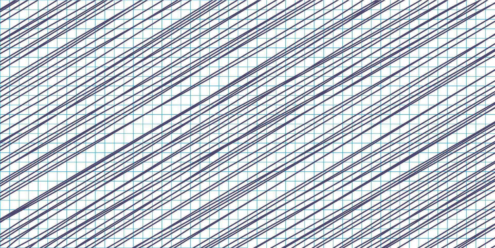 Diagonal lines cross-grid paper used for design work. vector