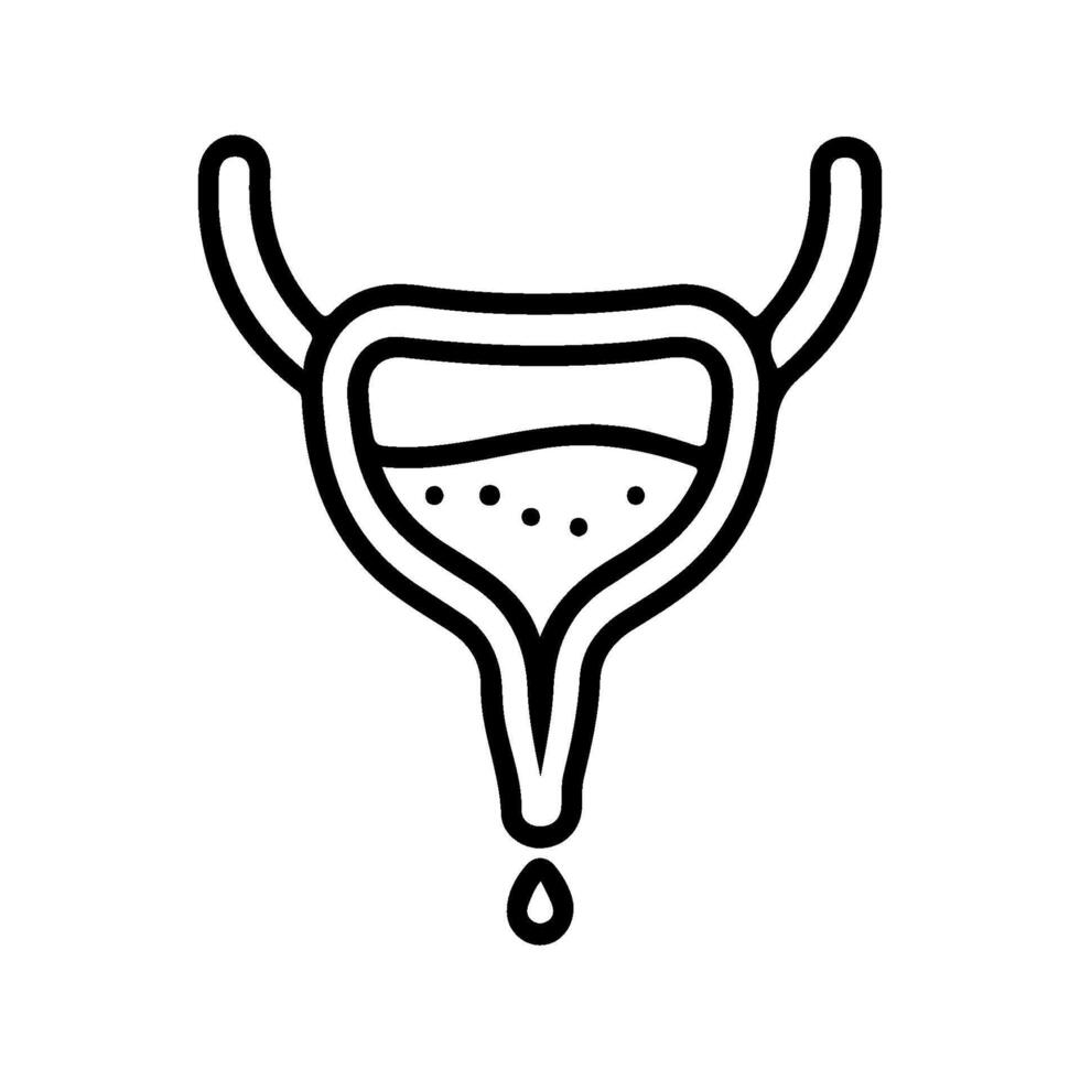Bladder icon. sign for mobile concept and web design. illustration vector