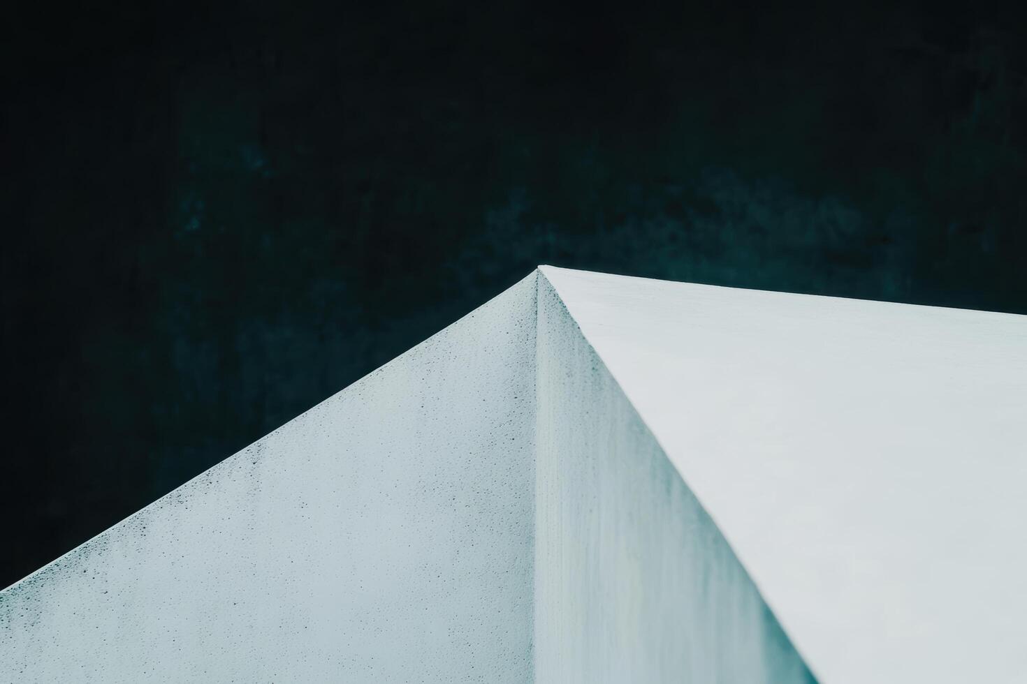 Abstract architectural design features sharp angles and minimalistic shapes photo