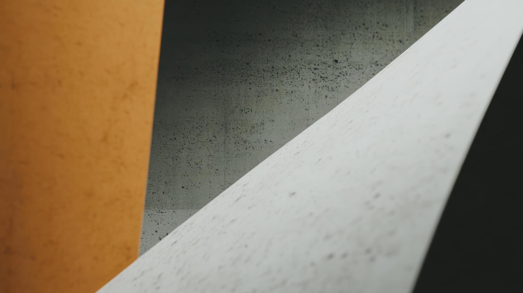 Abstract geometric shapes create dynamic contrast in urban architecture photo