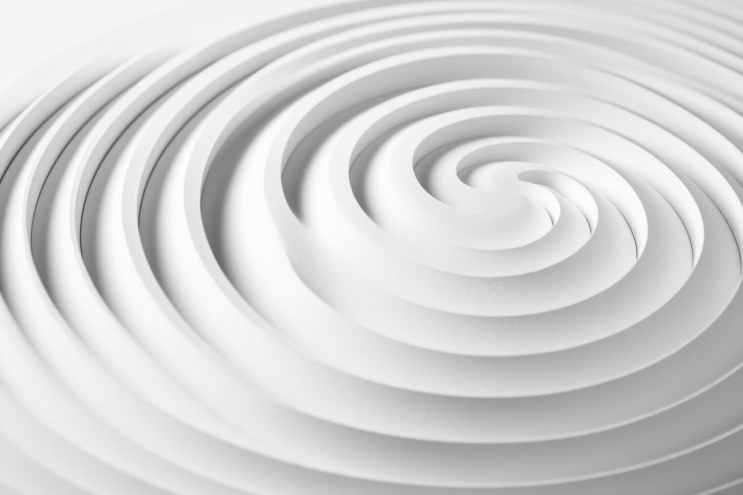 Swirls of smooth white texture create an elegant background design photo